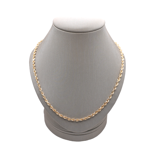 14k Yellow Gold Rope Chain Lumina Gem Wilmington, NC