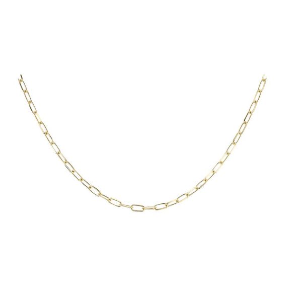 Allison-Kaufman Paperclip Chain-14k Yellow Gold Lumina Gem Wilmington, NC