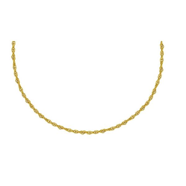 Allison-Kaufman 1.5mm Rope Chain- 14k Yellow Gold Lumina Gem Wilmington, NC