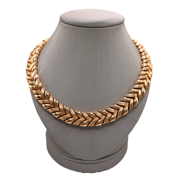 14k Yellow Gold Collar Necklace Lumina Gem Wilmington, NC