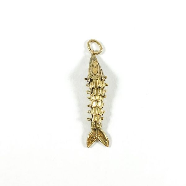 14k Yellow Gold Fish Charm Lumina Gem Wilmington, NC