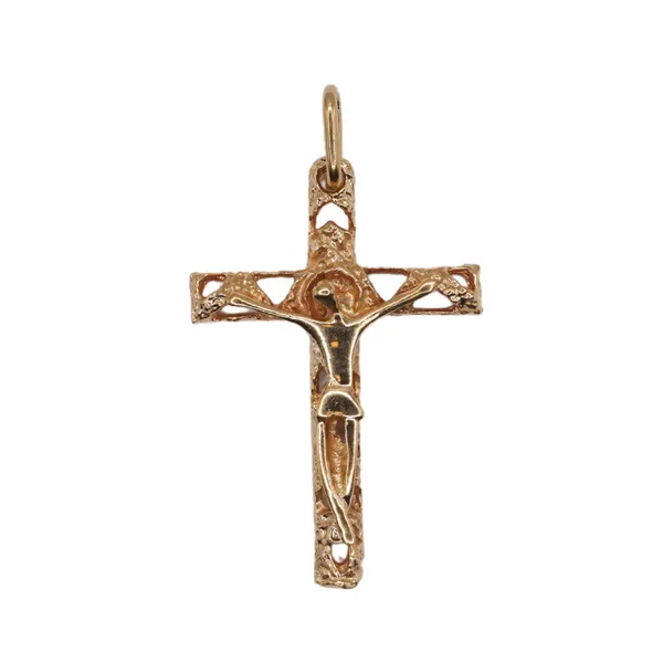 18k Yellow Gold Crusifix Lumina Gem Hampstead, NC