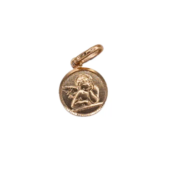 14k Yellow Gold Angel Charm Lumina Gem Hampstead, NC