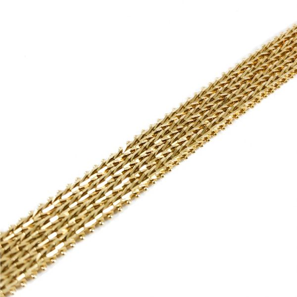 Yellow Gold Wide Bracelet - 7