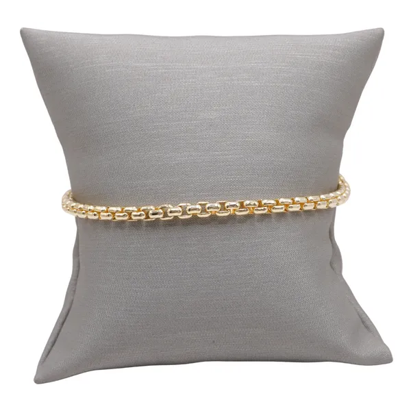 Solid Round Box Chain Bracelet Lumina Gem Wilmington, NC