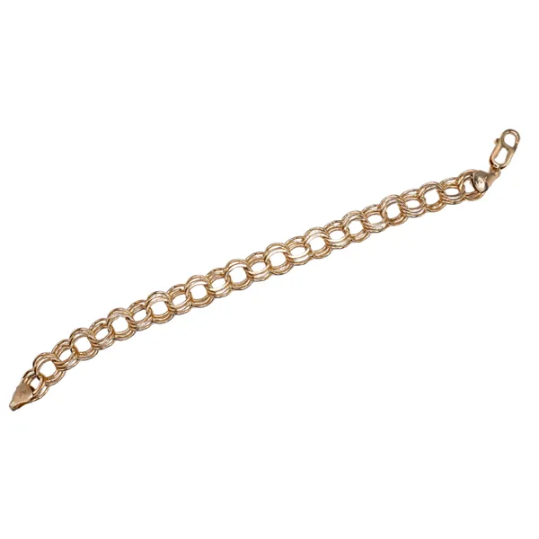 14k Yellow Gold Charm Bracelet Image 2 Lumina Gem Hampstead, NC