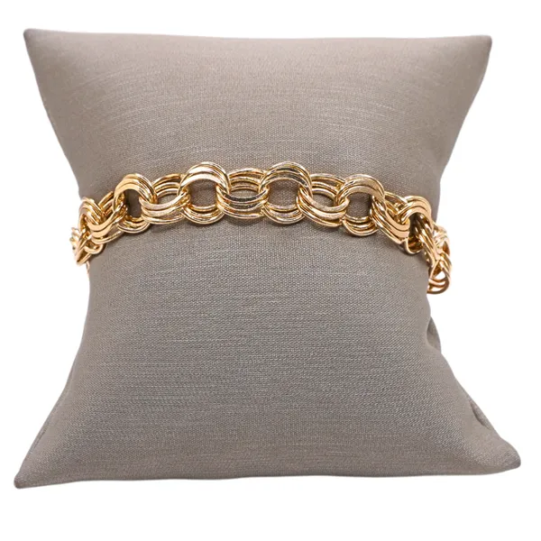 14k Yellow Gold Charm Bracelet Lumina Gem Hampstead, NC