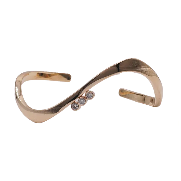 John Atencio Diamond Cuff- 14k Yellow Gold Lumina Gem Hampstead, NC