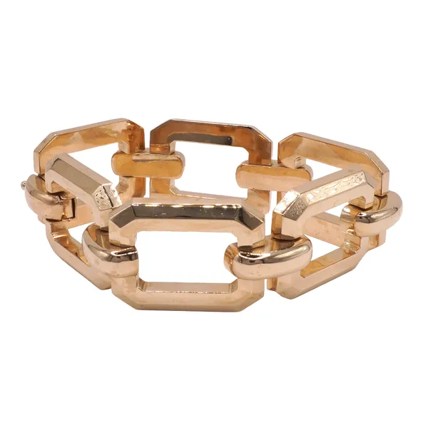 Link Bracelet- 14k Yellow Gold Image 2 Lumina Gem Hampstead, NC