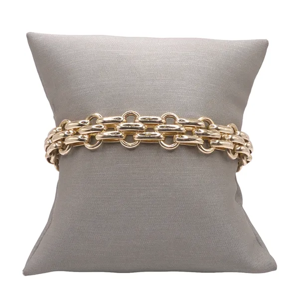 14k Yellow Gold Link Bracelet Image 2 Lumina Gem Hampstead, NC