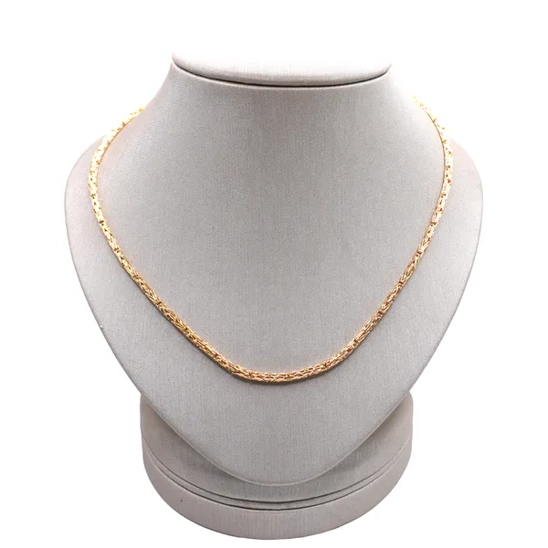 14k Yellow Gold Byzantine Chain Lumina Gem Hampstead, NC