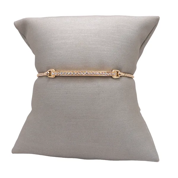 David Yurman Diamond Bar Bracelet- 18k Yellow Gold Lumina Gem Wilmington, NC