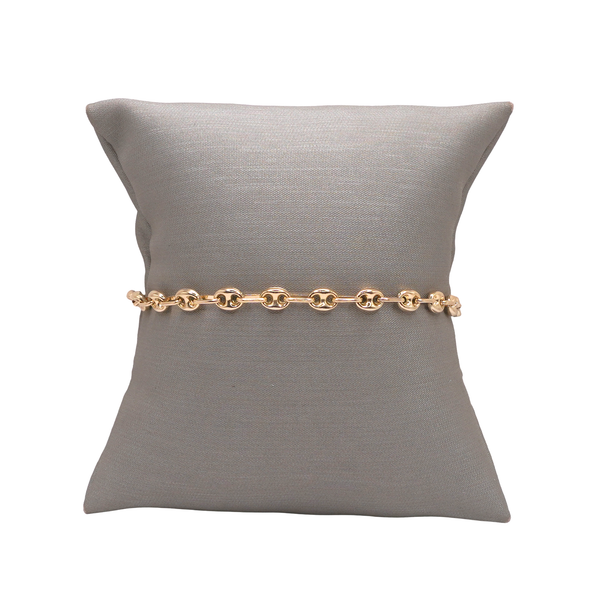 14k Yellow Gold Mariner Link Bracelet Lumina Gem Wilmington, NC