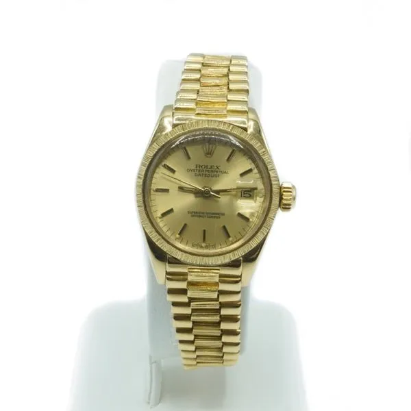 Rolex 18k Yellow Gold Ladies Watch Lumina Gem Wilmington, NC