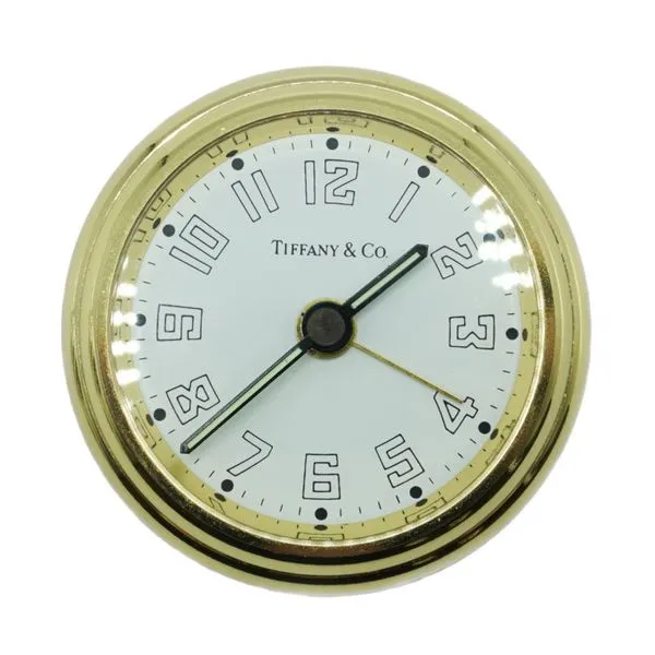Tiffany and Co. Gold Tone Alarm Clock Lumina Gem Wilmington, NC