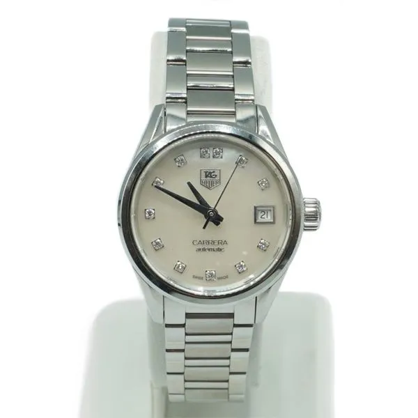 Ladies TAG Heuer Carrera Automatic Watch Lumina Gem Wilmington, NC