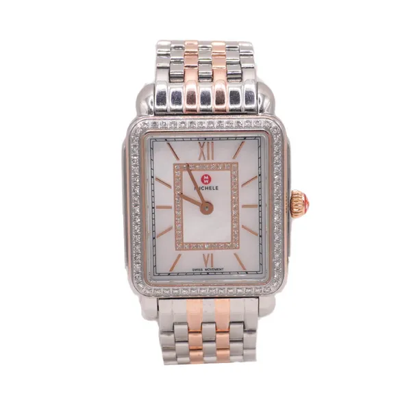 Michelle Mother of Pearl and Rose Tone Watch Lumina Gem Hampstead, NC