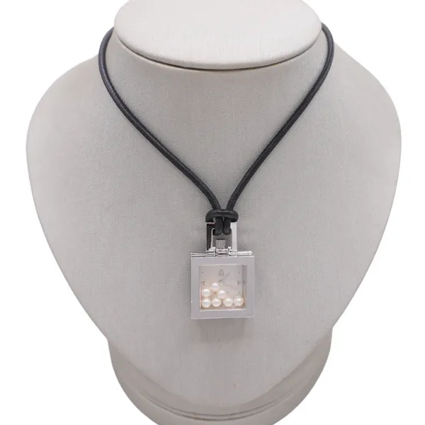 Mikimoto Square Floating Pearl Necklace Watch Lumina Gem Wilmington, NC