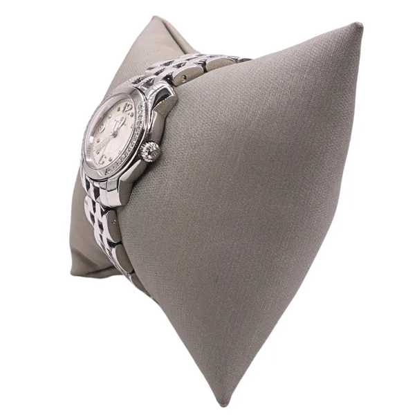 Baume et Mercier Diamond Bezel Stainless Steel Watch Image 3 Lumina Gem Hampstead, NC