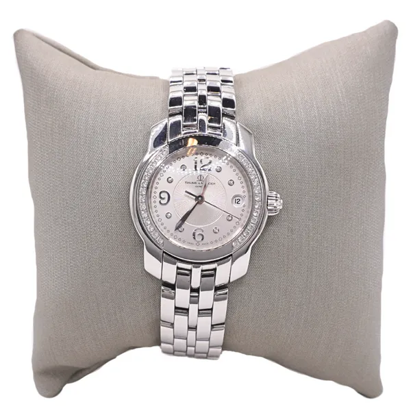 Baume et Mercier Diamond Bezel Stainless Steel Watch Lumina Gem Hampstead, NC