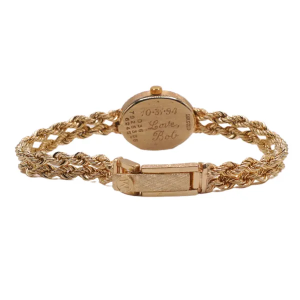 Movado 14k Yellow Gold Vintage Watch Image 2 Lumina Gem Hampstead, NC