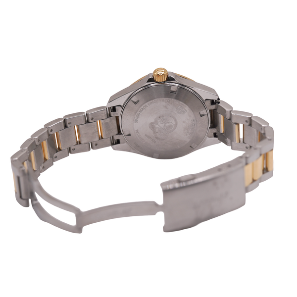 TAG Heuer Two Tone Aquaracer Watch with Mother of Pearl Dial Image 2 Lumina Gem Wilmington, NC