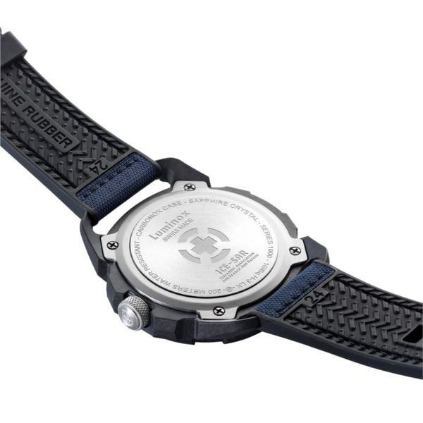 Luminox CARBONOX Ice-Sar Arctic Watch - Navy Blue Dial and Strap Image 4 Lumina Gem Wilmington, NC