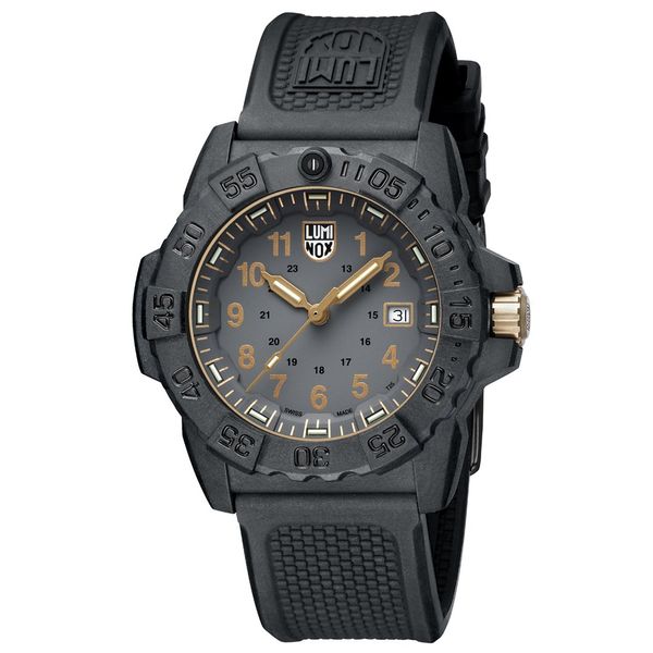 Luminox Navy SEAL Watch - Black, Gold, & Grey Image 3 Lumina Gem Wilmington, NC