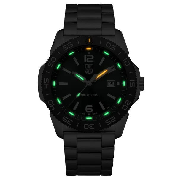 Luminox Pacific Diver Stainless Steel Watch- Green Dial Image 2 Lumina Gem Wilmington, NC