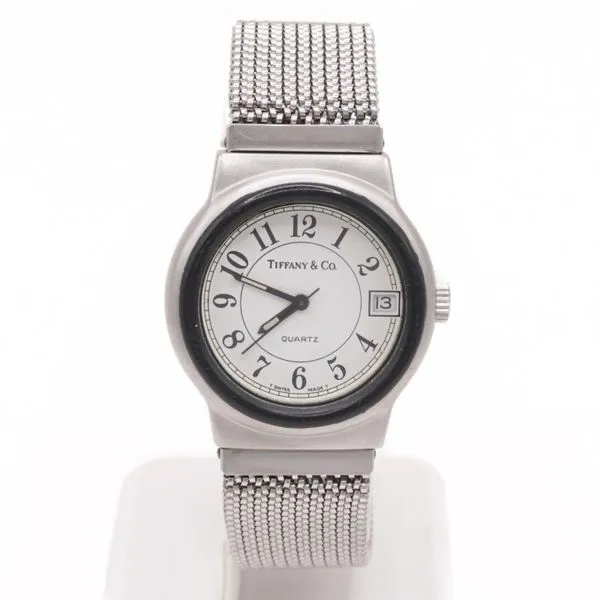 Tiffany and Co. Stainless Steel Watch with a White Dial Lumina Gem Wilmington, NC