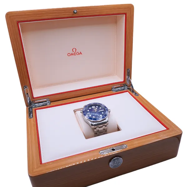 Omega Seamaster with Blue Ceramic Dial Image 2 Lumina Gem Hampstead, NC