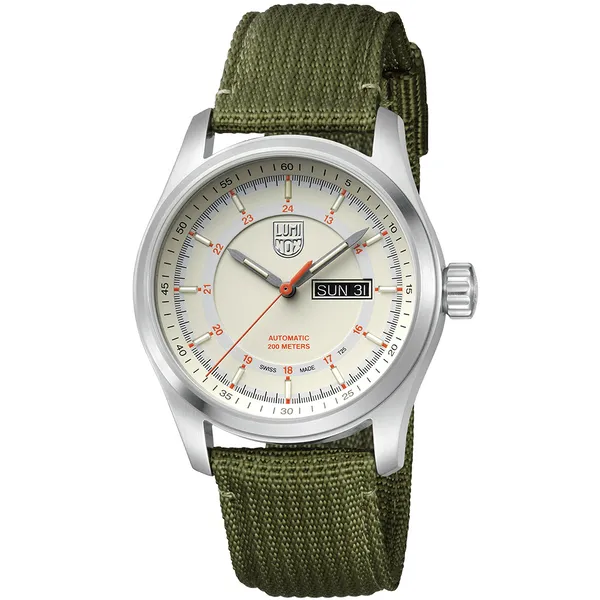 Luminox Automatic Atacama Field Watch - White & Green Image 2 Lumina Gem Hampstead, NC