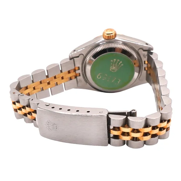 Rolex Two Tone Datejust Watch with Factory Diamond Dial Image 2 Lumina Gem Hampstead, NC