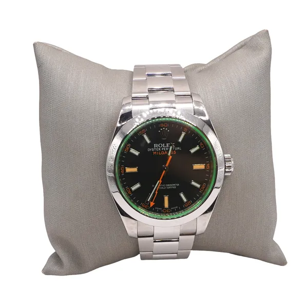 Rolex Milgauss 40mm Stainless Steel  Watch Lumina Gem Hampstead, NC
