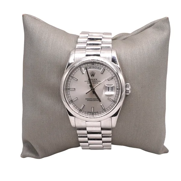 Rolex Solid Platinum Day-Date Watch Lumina Gem Hampstead, NC
