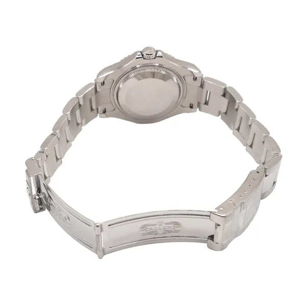 Rolex Yachtmaster Stainless Steel Watch with Platinum Dial Image 3 Lumina Gem Hampstead, NC