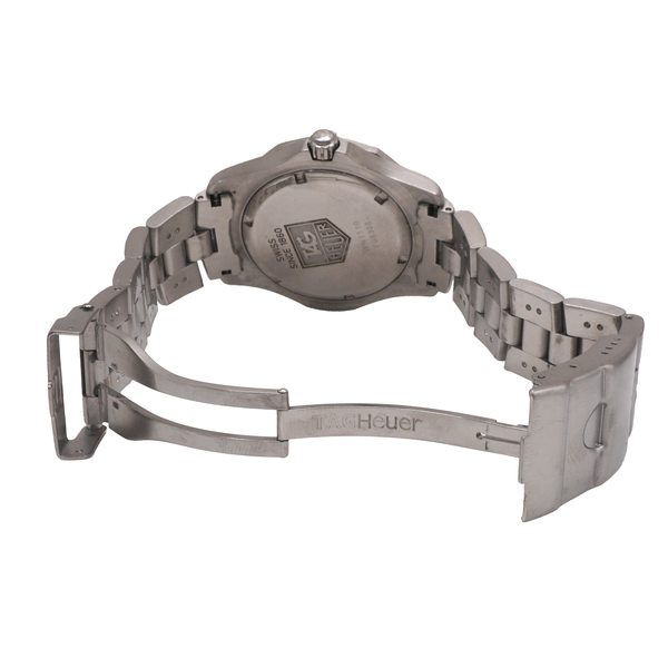 TAG Professional Stainless Steel Watch with Black Dial Image 2 Lumina Gem Wilmington, NC