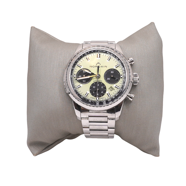 Norquain Freedom 69 Chrono Watch with Pistachio Green Dial Lumina Gem Wilmington, NC