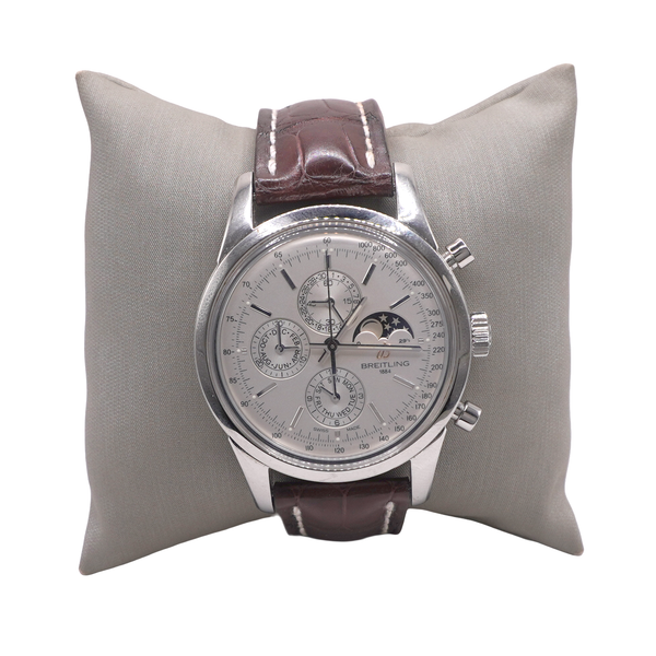 Brietling Transocean Chronograph Watch Lumina Gem Wilmington, NC
