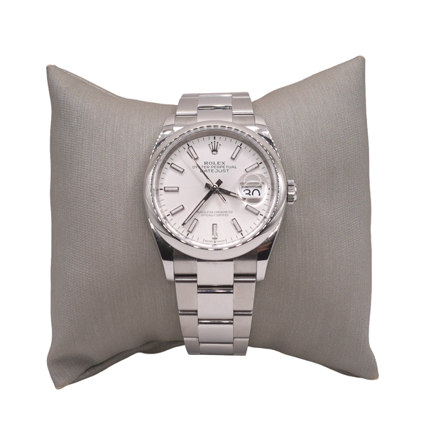 Rolex Datejust Stainless Steel Watch Lumina Gem Wilmington, NC