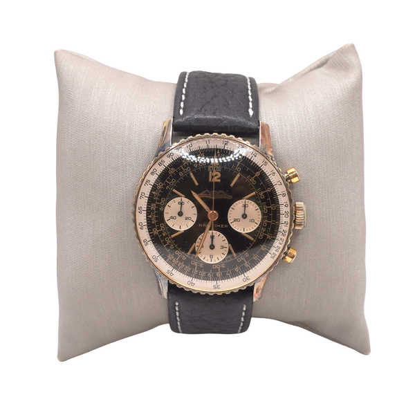 Brietling Navitimer Stainless Steel Watch with Black Dial Lumina Gem Wilmington, NC