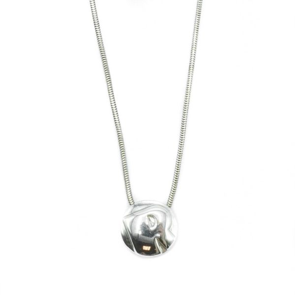 Tiffany & Co. Sterling Silver R Necklace - 15.25