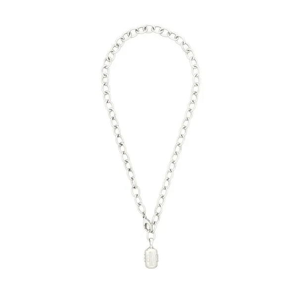 Sylvia Benson Fortune Buoy Lariat Necklace in Sterling Silver - 18