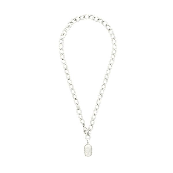 Sylvia Benson Fortune Buoy Lariat Necklace in Sterling Silver - 18
