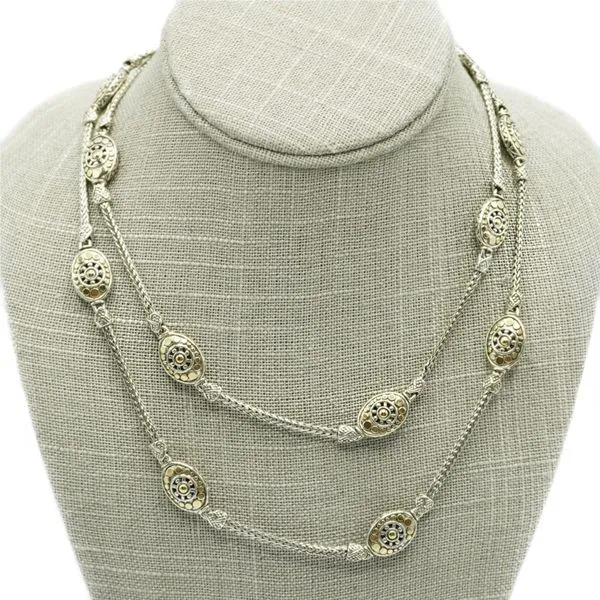 John Hardy Jaisalmer 14 Station Necklace - Sterling Silver - 36