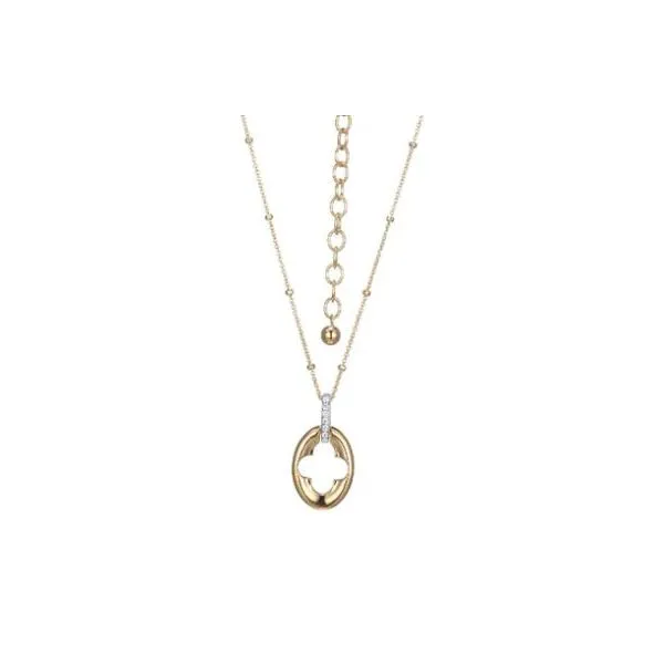 Charles Garnier CZ Necklace- Gold Plated Lumina Gem Wilmington, NC