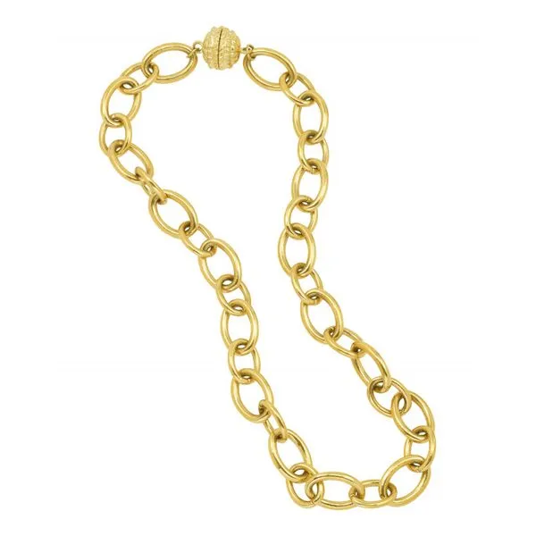 Raymond Mazza Oval Link Magnetic Necklace Lumina Gem Hampstead, NC