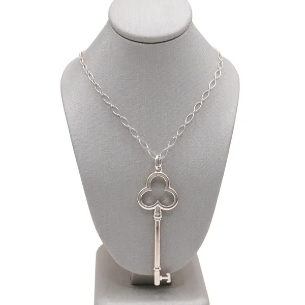 Tiffany and Co. Trefoil Key Necklace Lumina Gem Wilmington, NC