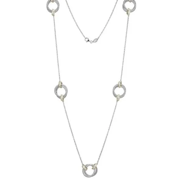 Charles Garnier Station Necklace- Sterling Silver Lumina Gem Hampstead, NC
