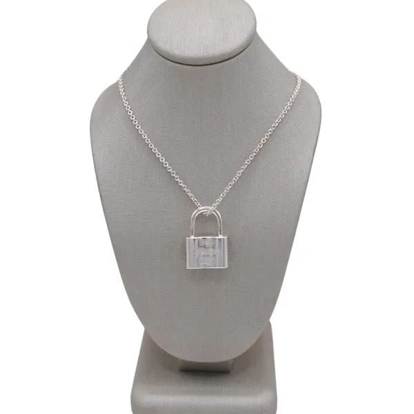 Tiffany and Co. Lock Pendant Necklace Lumina Gem Wilmington, NC